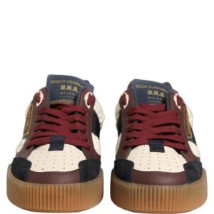 Stylish Leather MIAMI Low Top Men Sneakers by Dolce&Gabbana