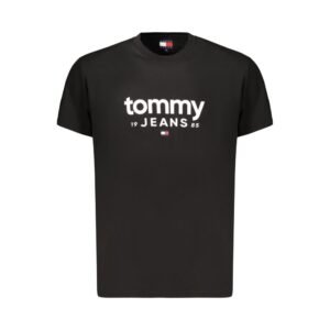 Black Cotton Mens T-Shirt