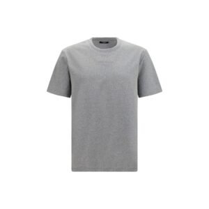 Elegant Gray Soft Cotton T-Shirt designed by Balmain
