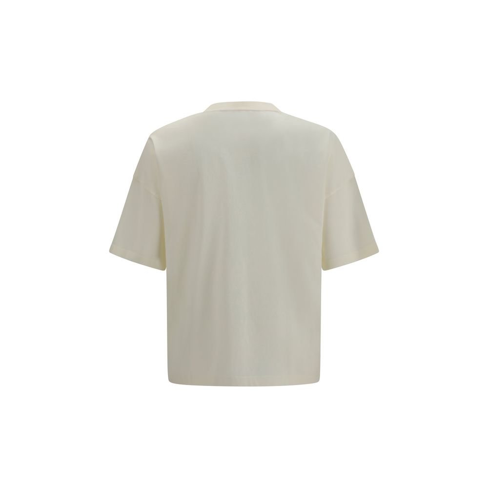 Opulent Beige Soft Cotton Box T-Shirt designed by Palm Angels - Image 2