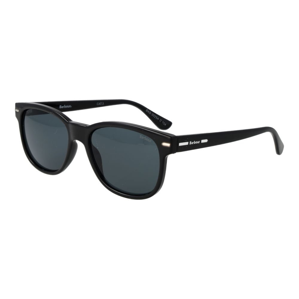 Trendy Black Plastic Sunglasses designed by Barbour