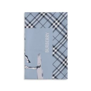 Stunning Blue Silk Scarf designed by Burberry