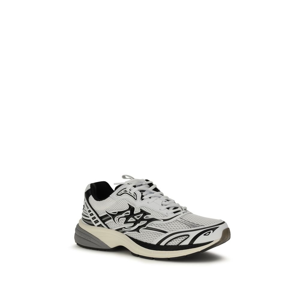 Opulent White Leather Athletic Sneakers designed by Amiri - Image 2