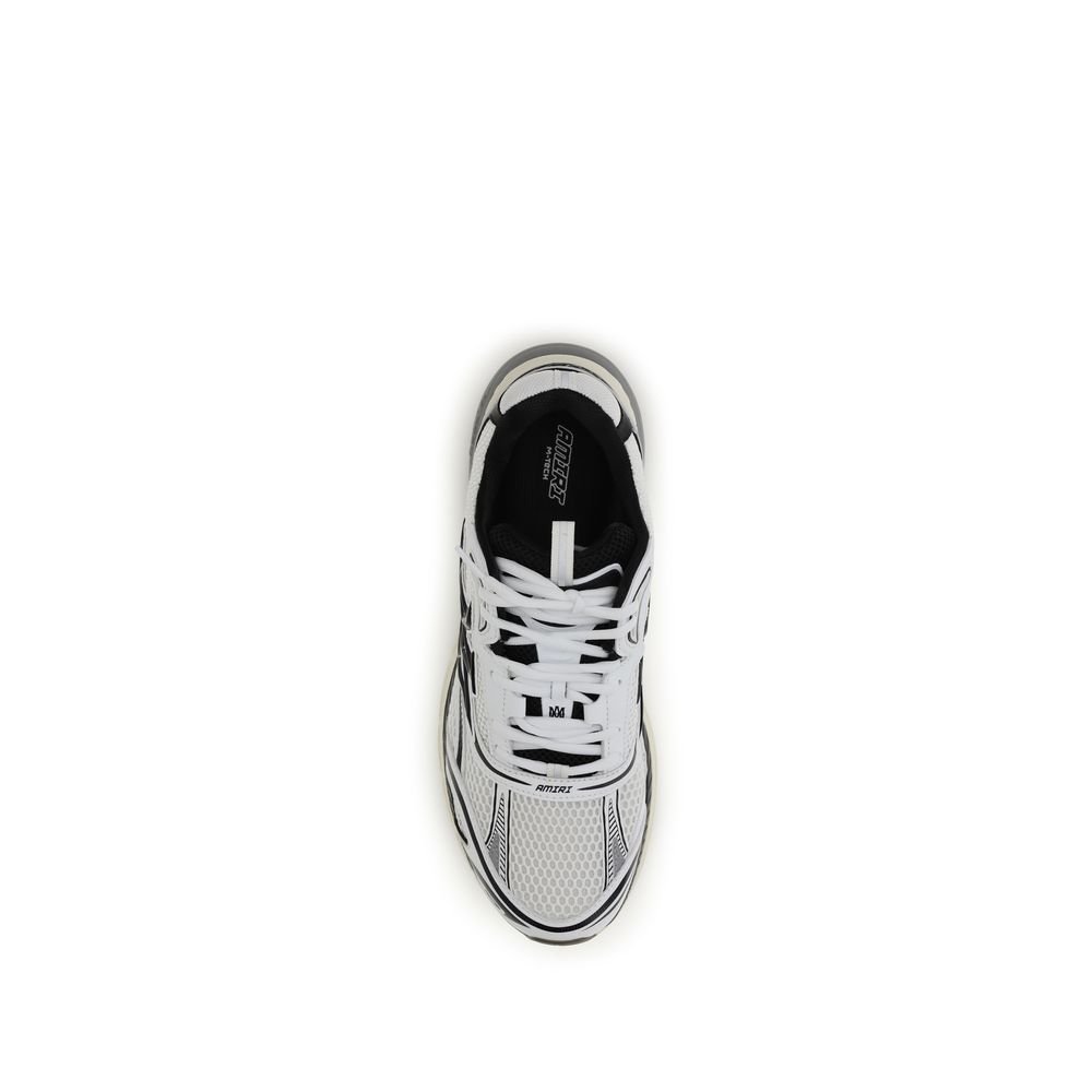 Opulent White Leather Athletic Sneakers designed by Amiri - Image 4