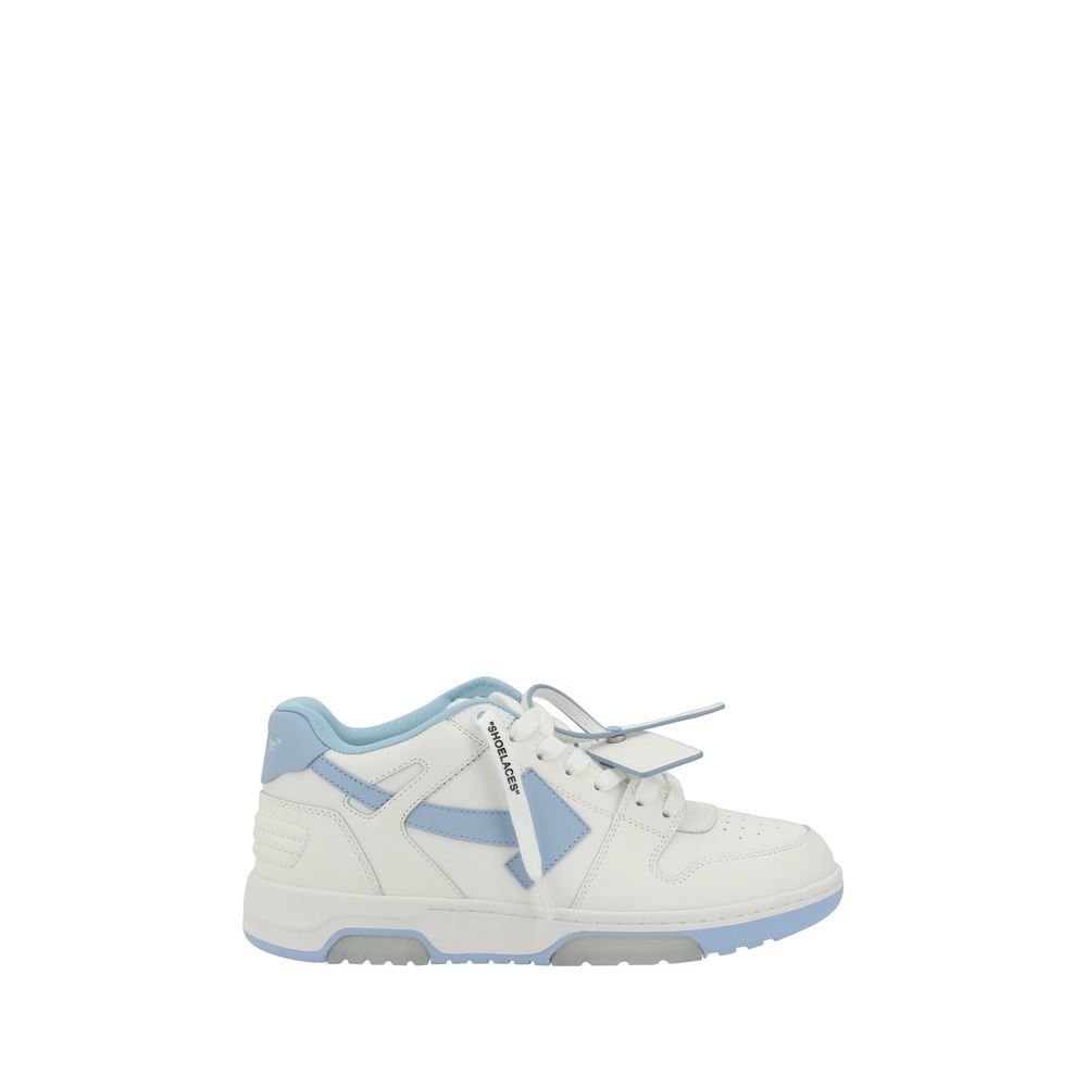 Chic White Leather Athletic Sneakers designed by Off-White