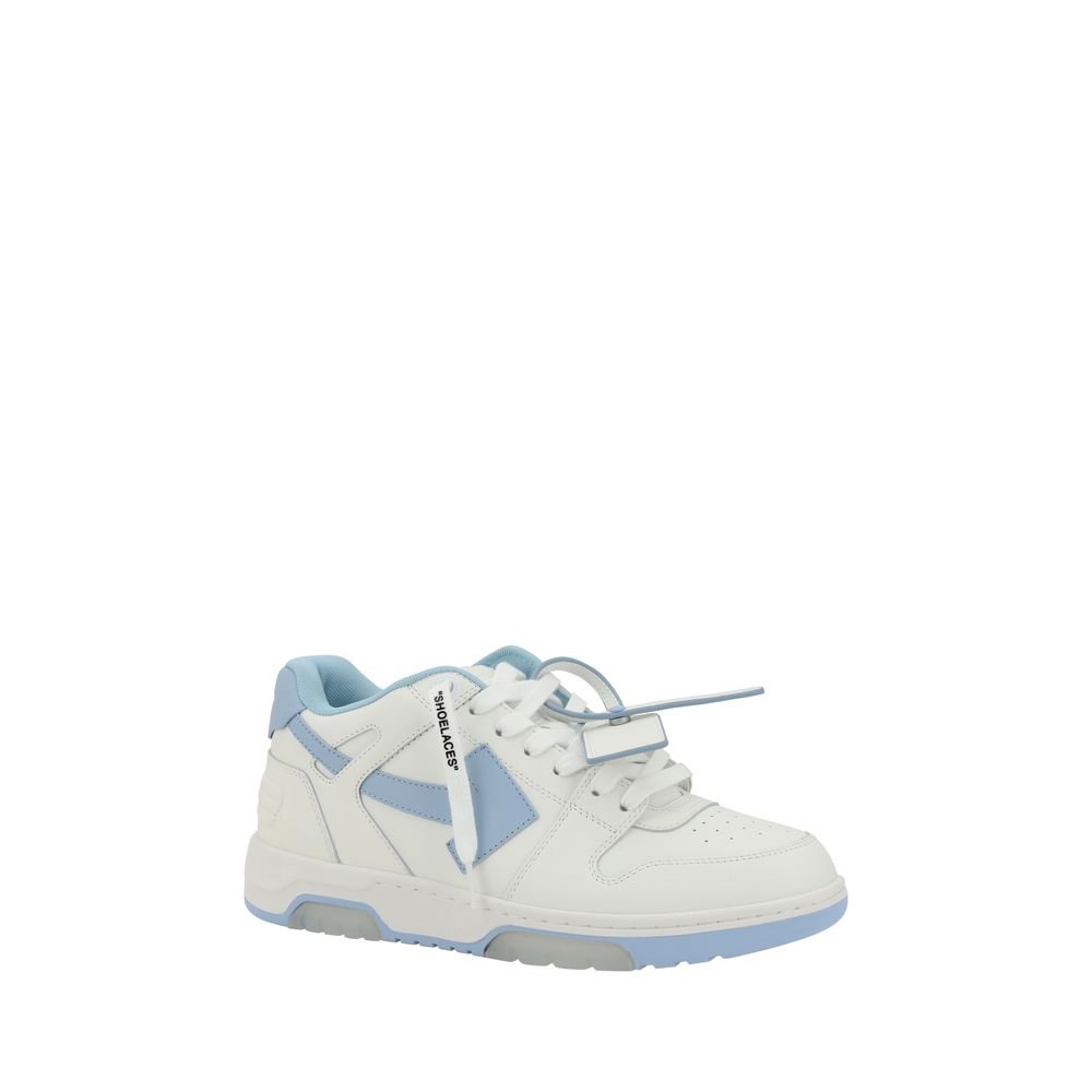 Chic White Leather Athletic Sneakers designed by Off-White - Image 2
