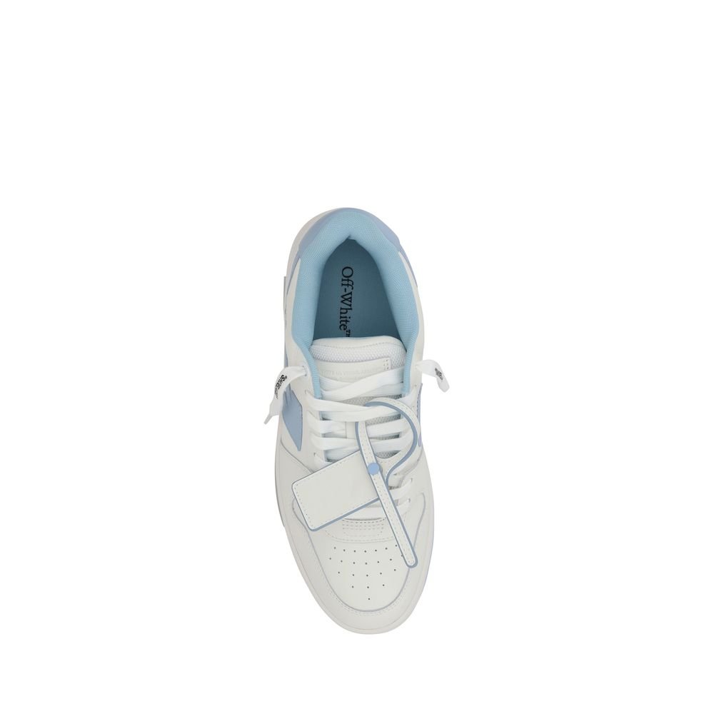 Chic White Leather Athletic Sneakers designed by Off-White - Image 4