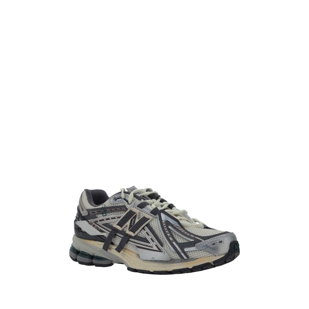 Classic Silver Fabric Athletic Sneakers designed by New Balance - Image 2