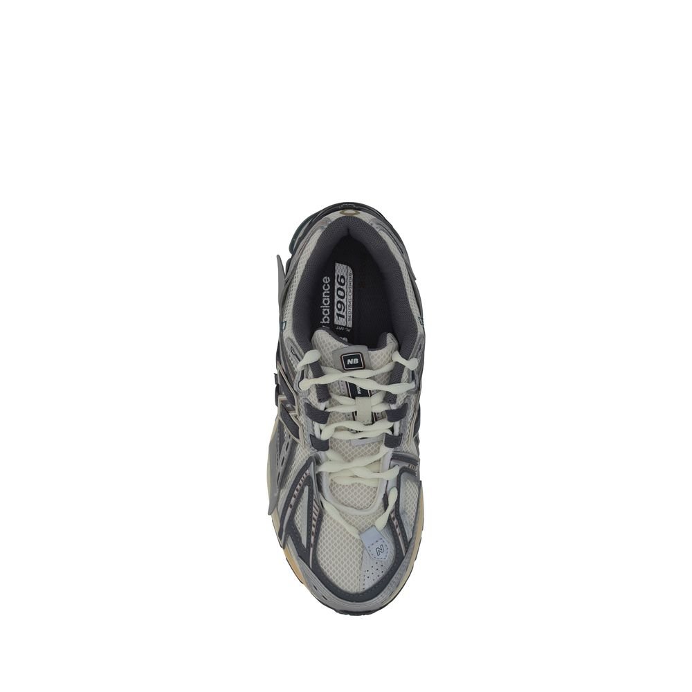 Classic Silver Fabric Athletic Sneakers designed by New Balance - Image 4