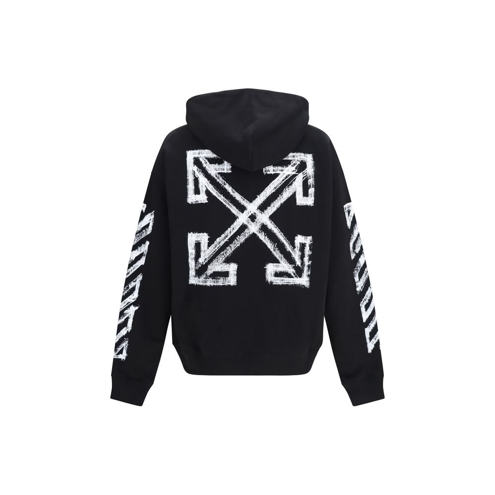 Stylish Black Soft Cotton Hoodie designed by Off-White - Image 2