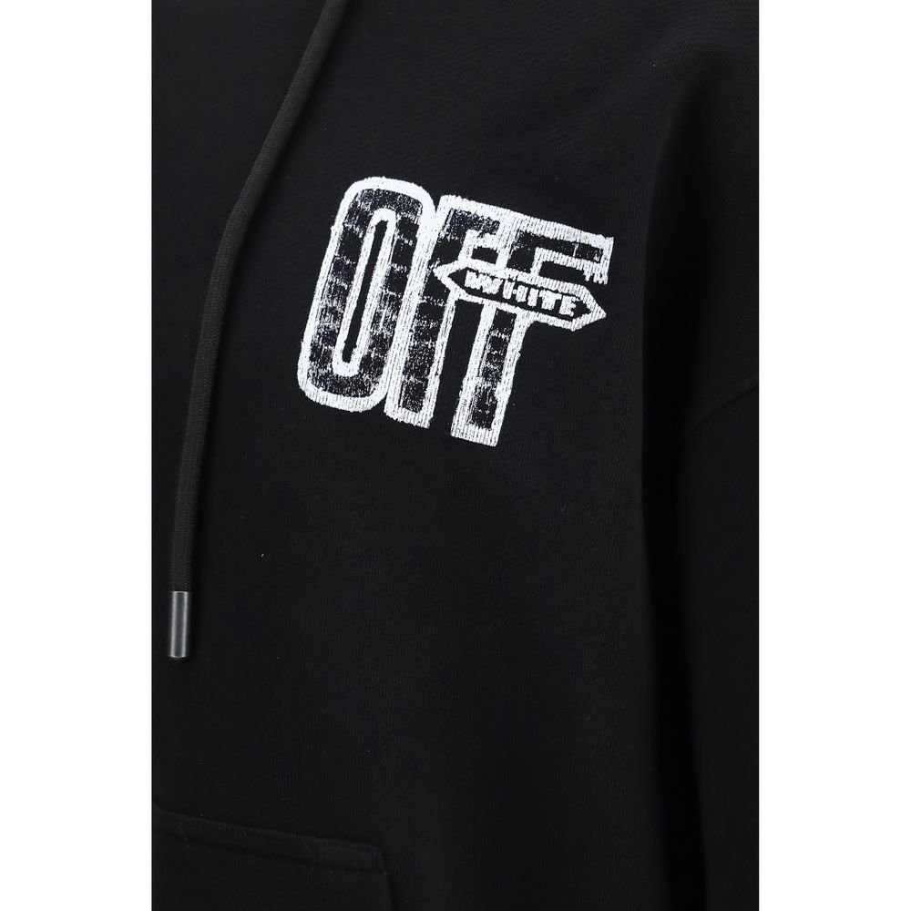 Stylish Black Soft Cotton Hoodie designed by Off-White - Image 3
