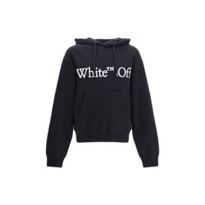 Original Black Soft Cotton Hoodie designed by Off-White