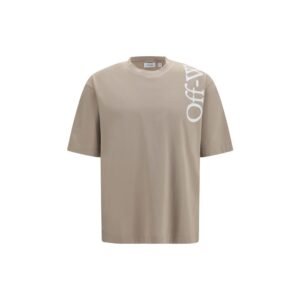 Classic Beige Soft Cotton T-Shirt designed by Off-White