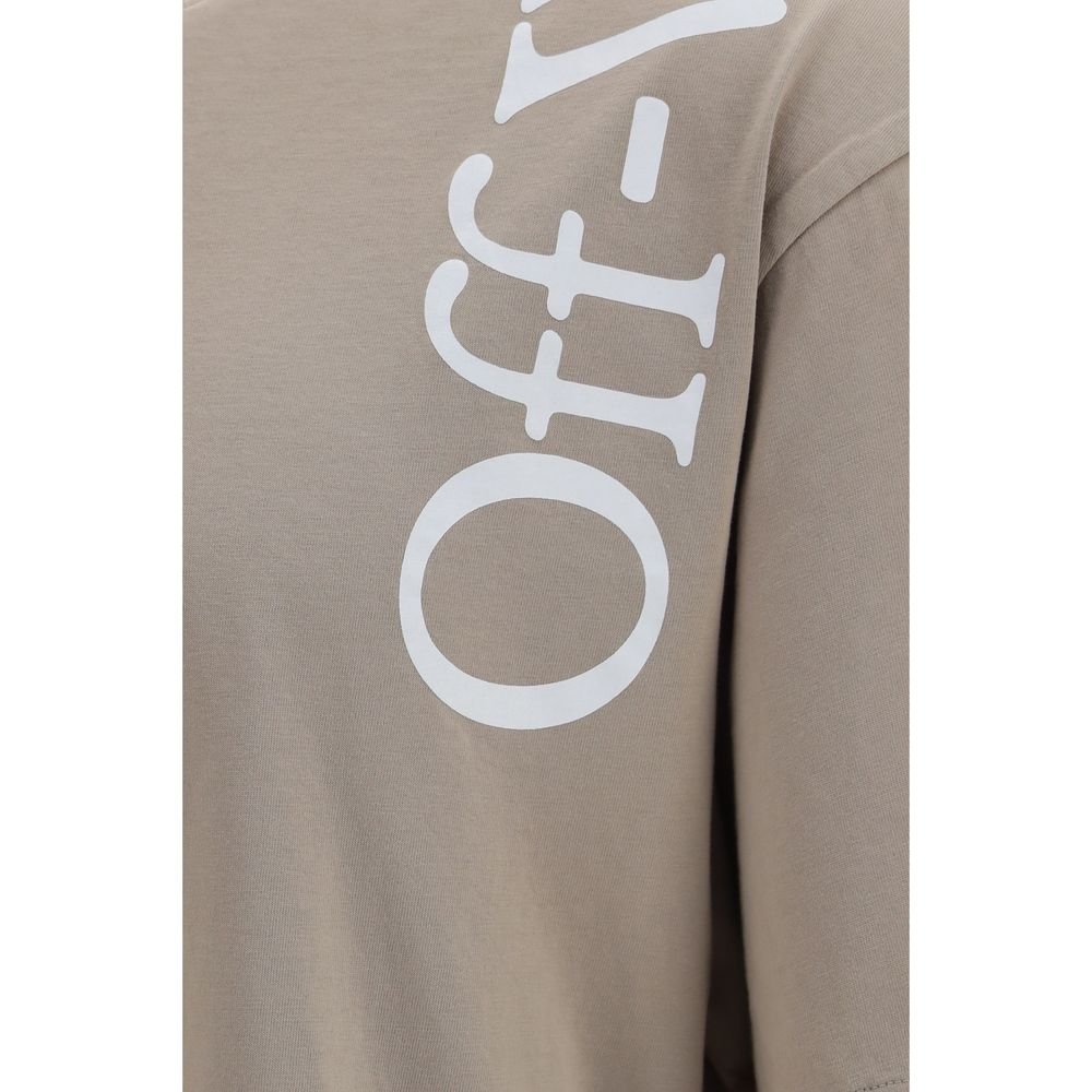 Classic Beige Soft Cotton T-Shirt designed by Off-White - Image 3
