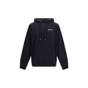 Stylish Black Soft Cotton Hoodie designed by Off-White