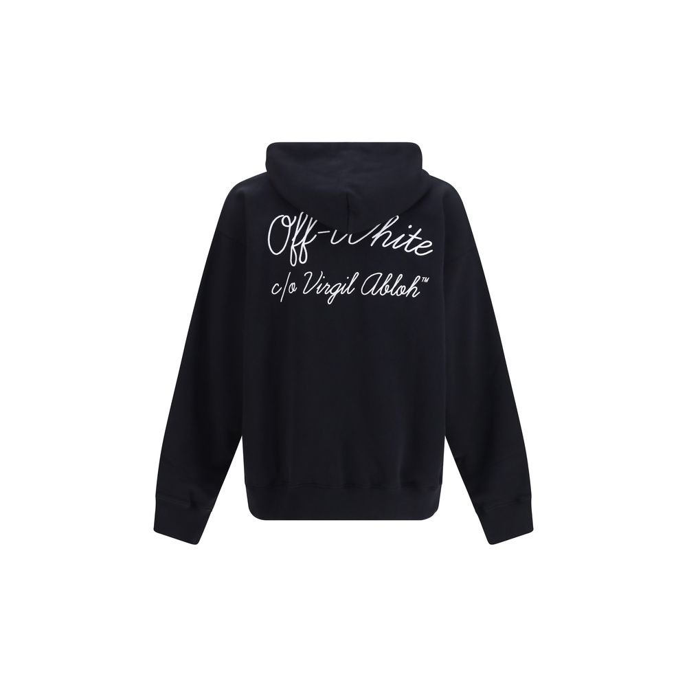 Stylish Black Soft Cotton Hoodie designed by Off-White - Image 2