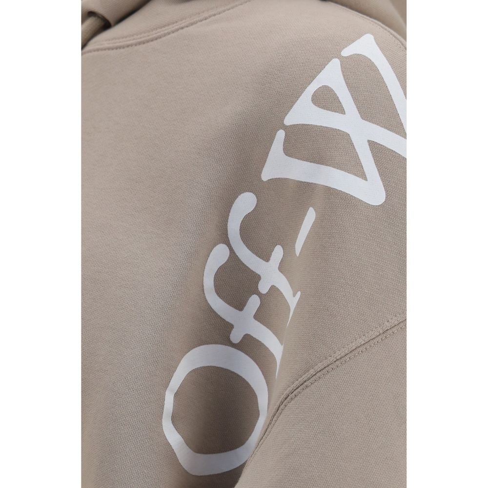 Stylish Beige Soft Cotton Hoodie designed by Off-White - Image 3