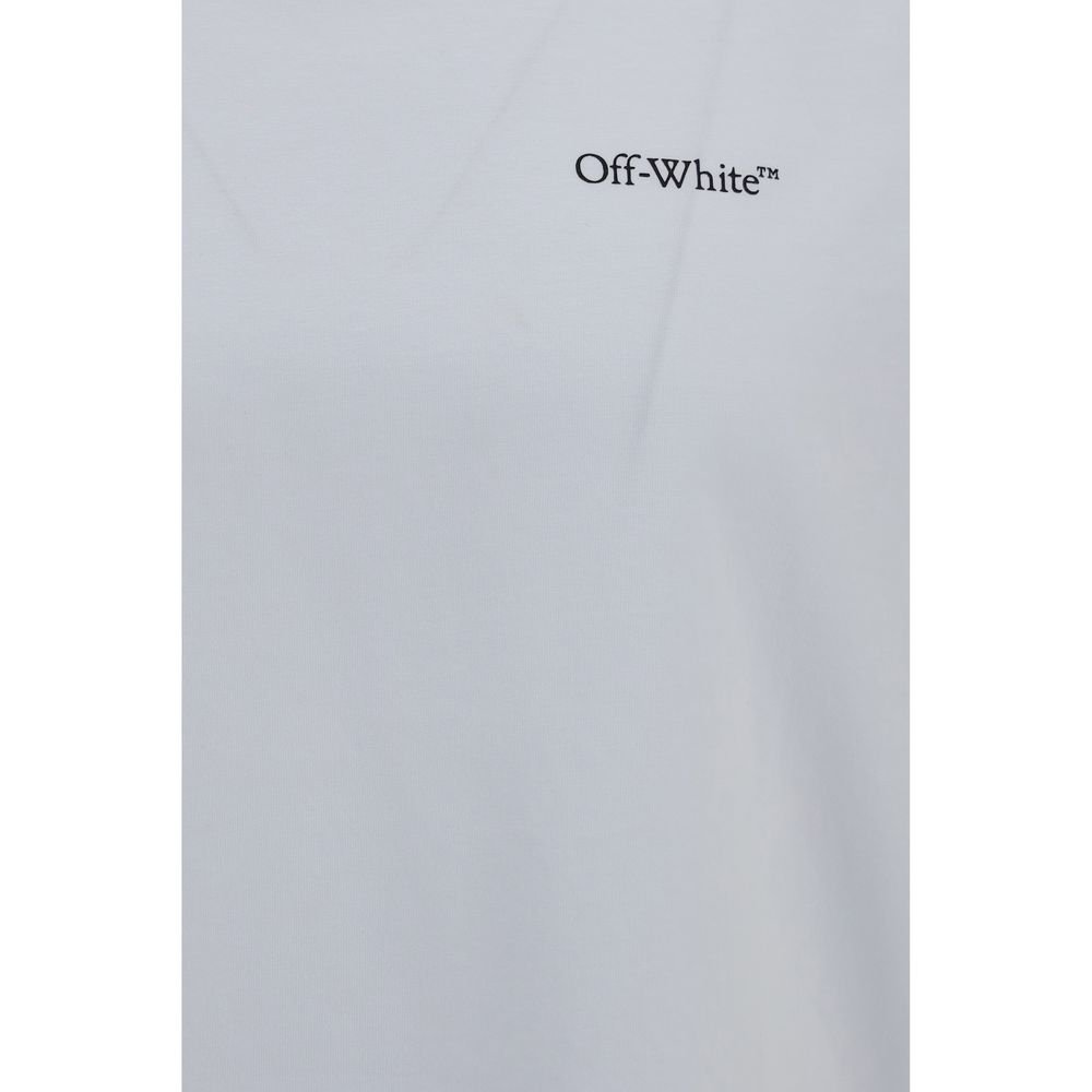 Elegant White Soft Cotton T-Shirt designed by Off-White - Image 3