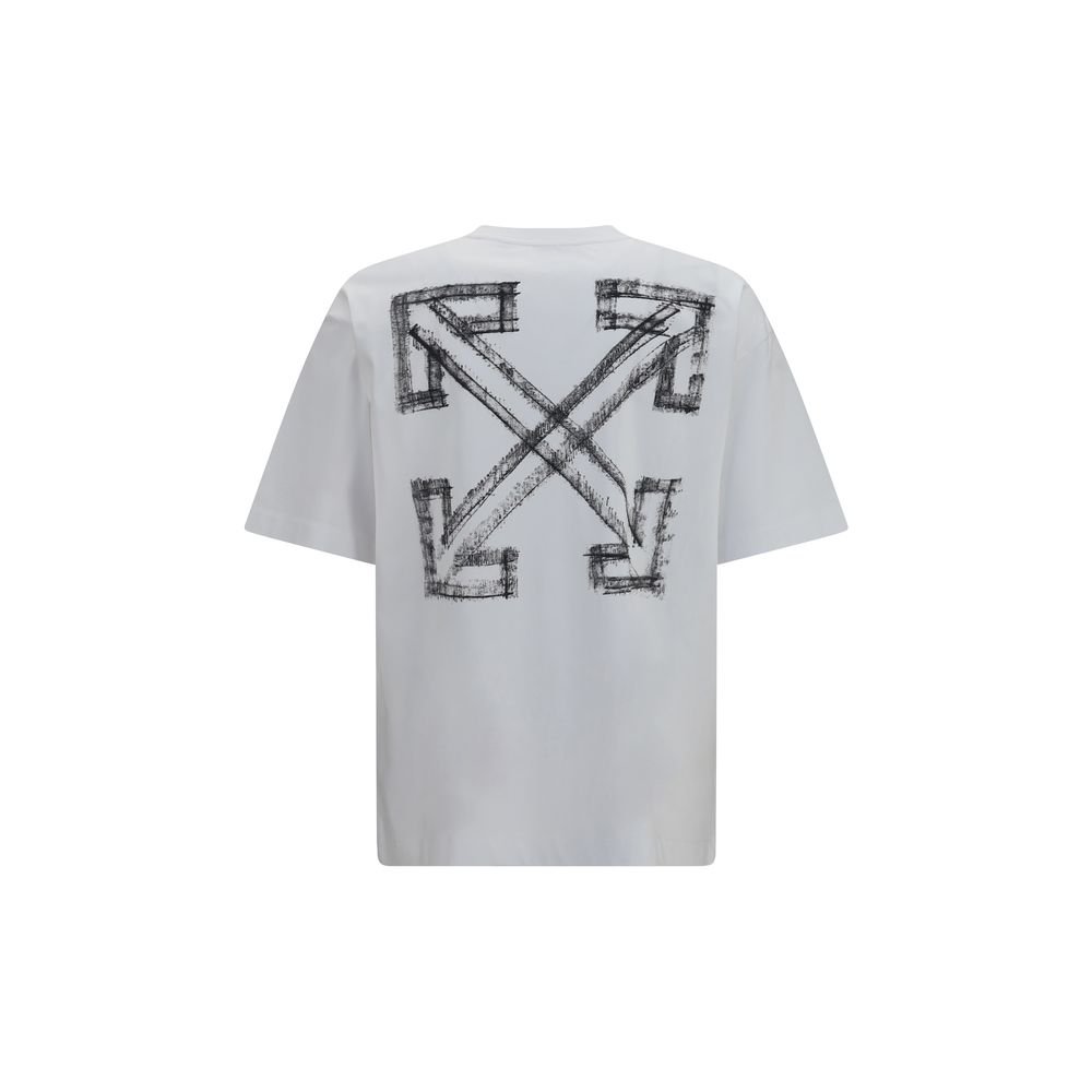 Stylish White Soft Cotton T-Shirt designed by Off-White - Image 2