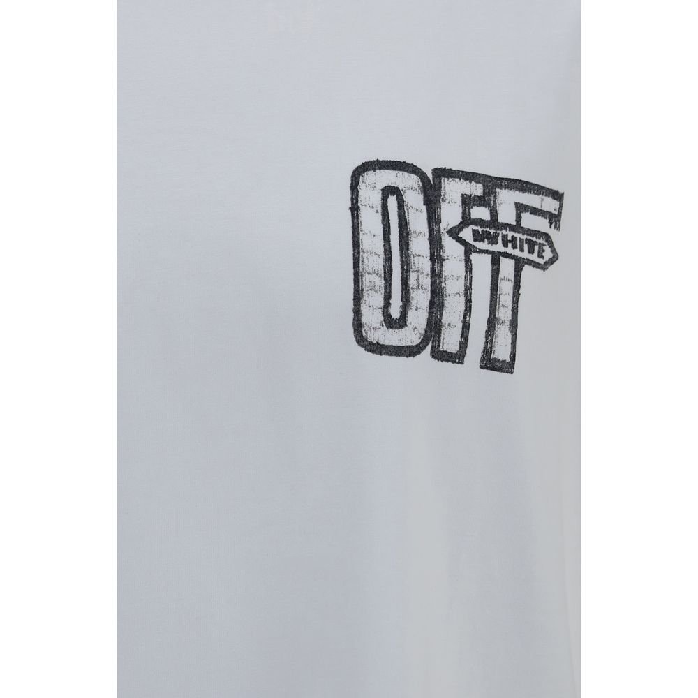 Stylish White Soft Cotton T-Shirt designed by Off-White - Image 3