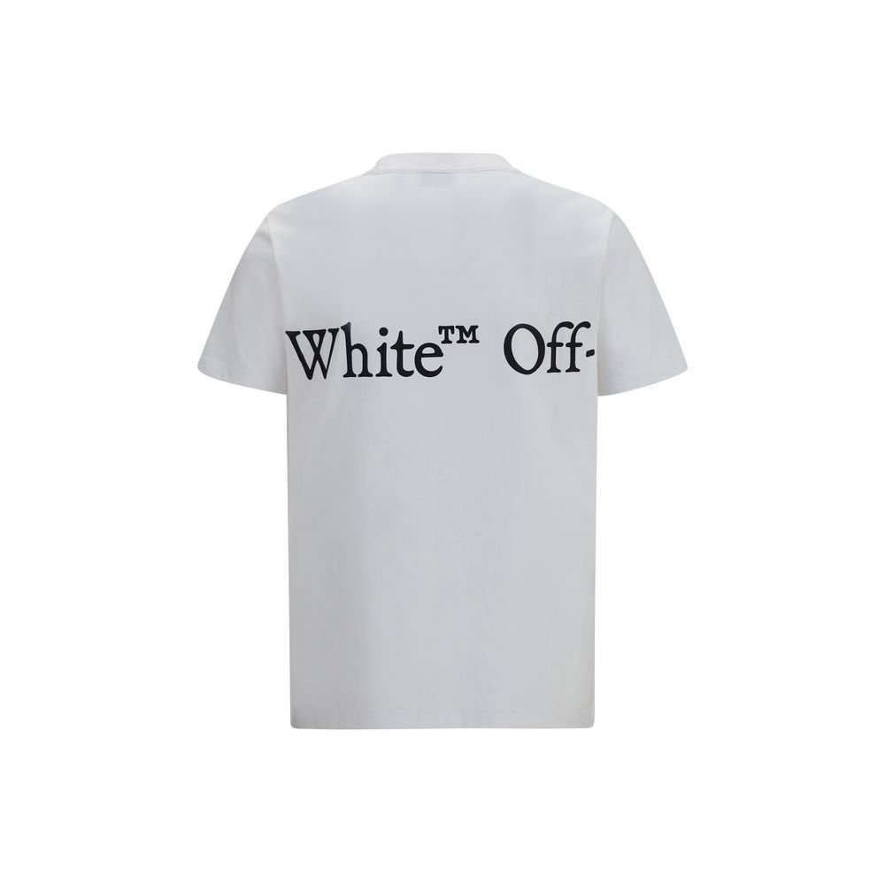Trendy White Soft Cotton T-Shirt designed by Off-White - Image 2
