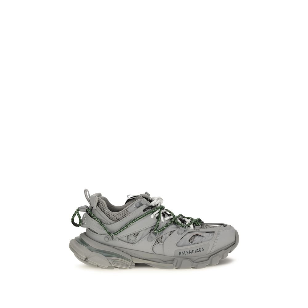 Opulent Gray Athletic Sneakers designed by Balenciaga