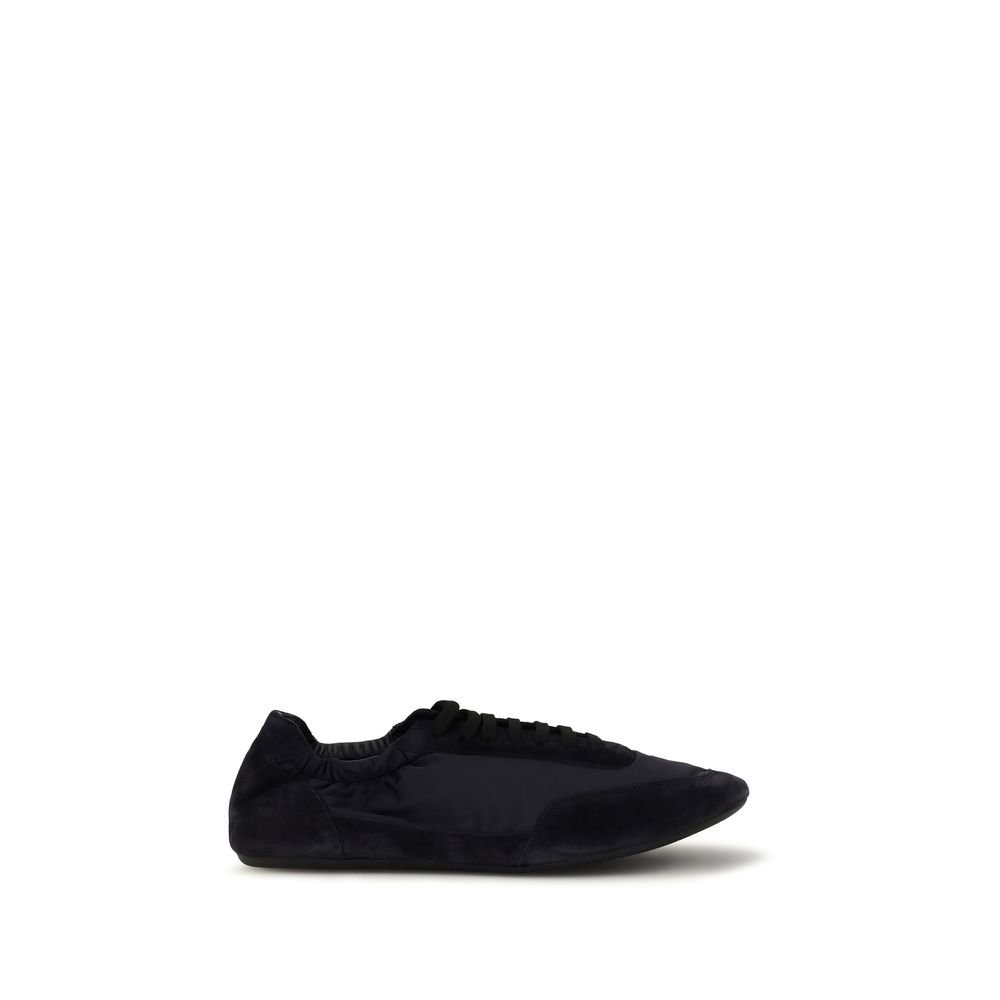 Chic Blue Low Top Athletic Sneakers designed by Prada