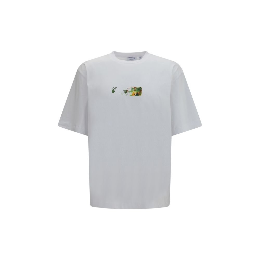Stylish White Soft Cotton Arrow T-Shirt designed by Off-White