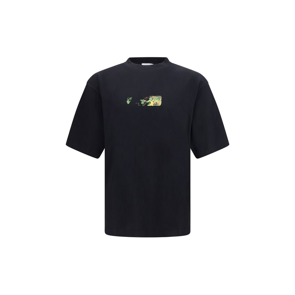 Stylish Black Soft Cotton Arrow T-Shirt designed by Off-White