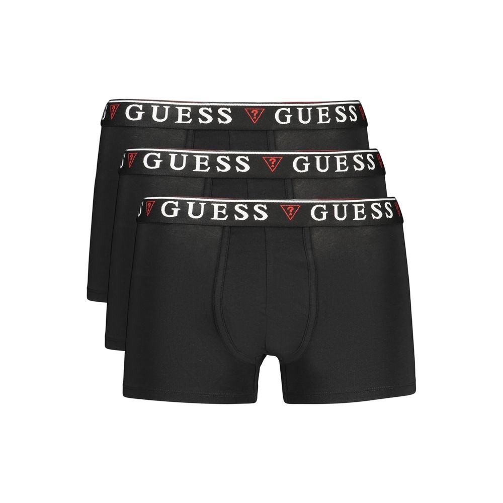 Black Cotton Men Underwear designed by Guess