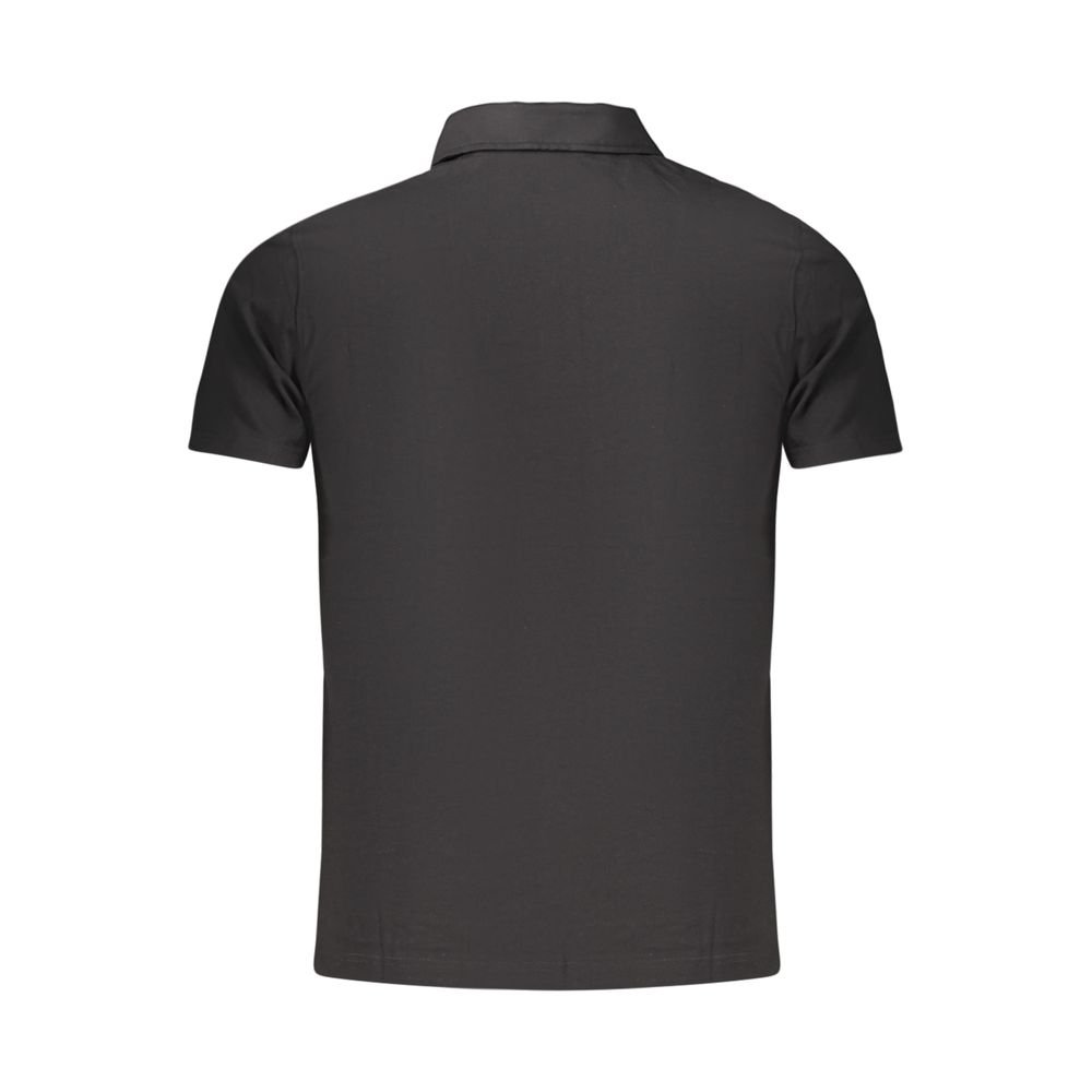 Stylish Black Cotton Mens Polo designed by Guess - Image 2