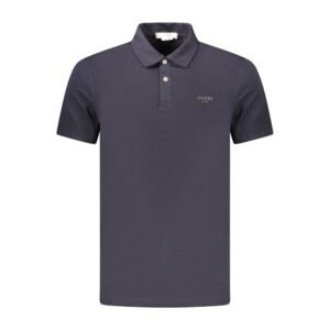 Blue Cotton Mens Polo Shirt