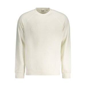 White Cotton Men's Sweatshirt