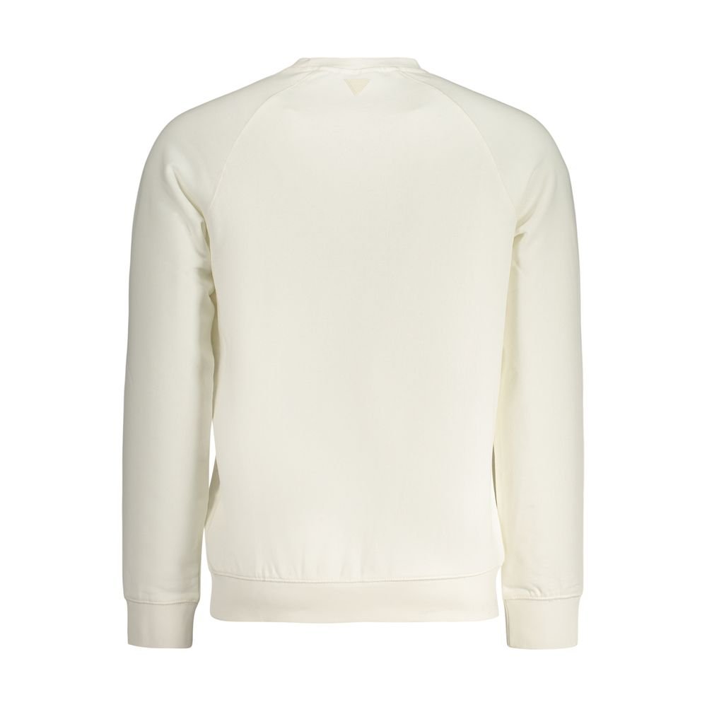 White Cotton Men's Sweatshirt - Image 2