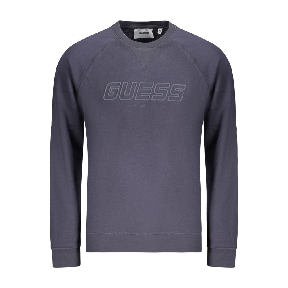 Blue Cotton Men's Sweatshirt