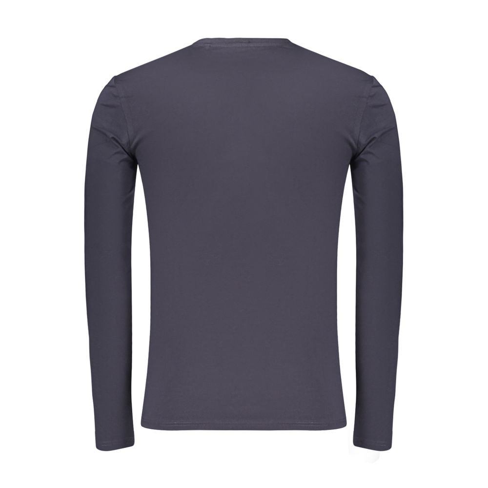Blue Cotton Men's T-Shirt - Image 2