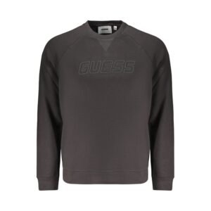 Black Cotton Men's Sweatshirt