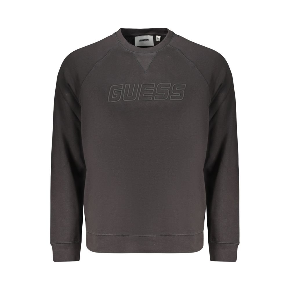 Black Cotton Men's Sweatshirt
