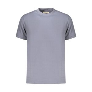Blue Cotton Men's T-Shirt
