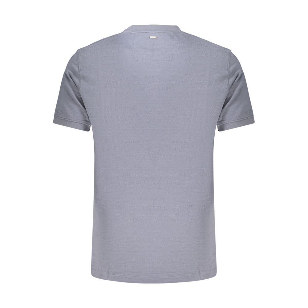 Blue Cotton Men's T-Shirt designed by Guess - Image 2