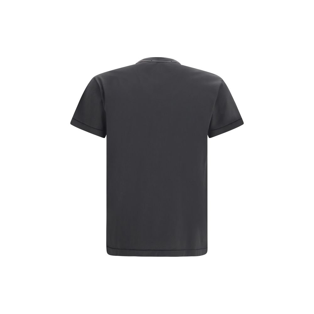 Stylish Gray Soft Cotton T-Shirt designed by Stone Island - Image 2