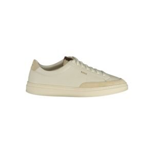 Bianco Pelle Uomo Sneakers designed by Hugo Boss