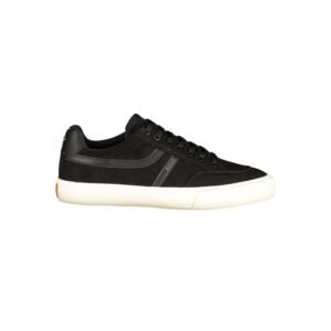 Black Polyurethane Mens Sneaker designed by Hugo Boss