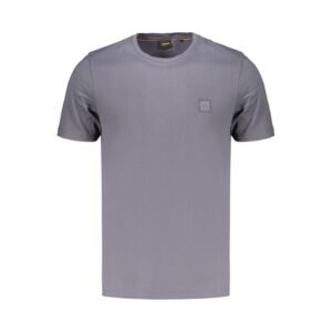 Blue Cotton Men's T-Shirt designed by Hugo Boss