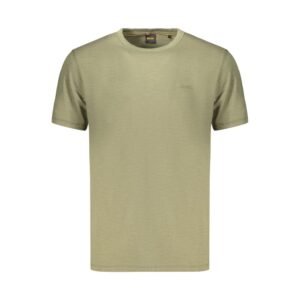 Green Cotton Men's T-Shirt designed by Hugo Boss