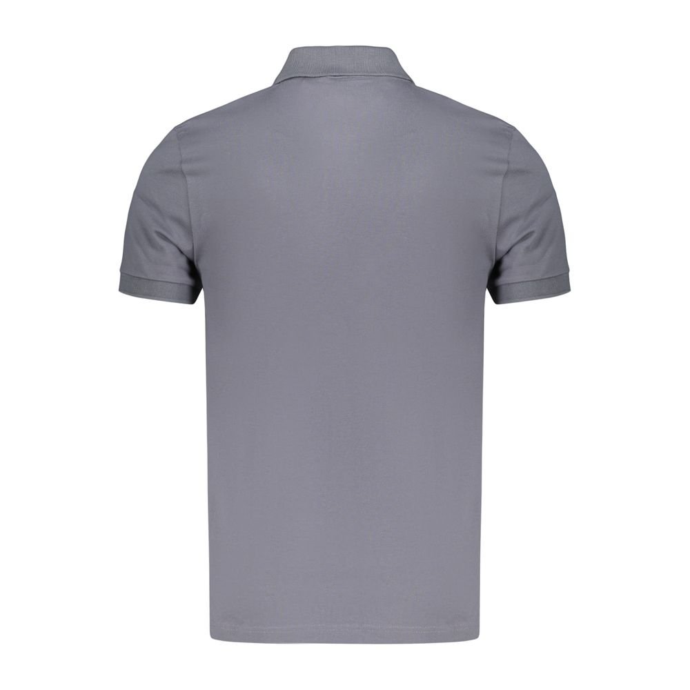Blue Cotton Men's Polo Shirt designed by Hugo Boss - Image 2