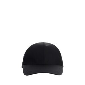 Stylish Black Baseball Cap designed by Prada