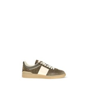 Bicolor Leather Low Top Sneakers designed by Valentino Garavani