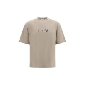 Urban Style Beige Soft Cotton T-Shirt designed by Off-White