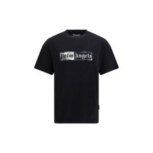 Urban Style Black Soft Cotton T-Shirt designed by Palm Angels